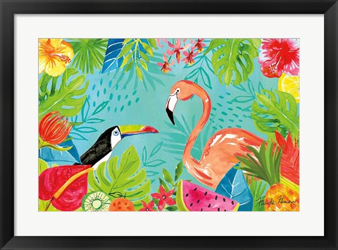 Framed Tutti Frutti III Print