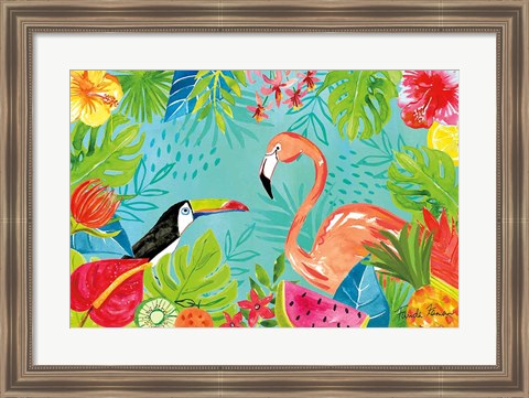 Framed Tutti Frutti III Print