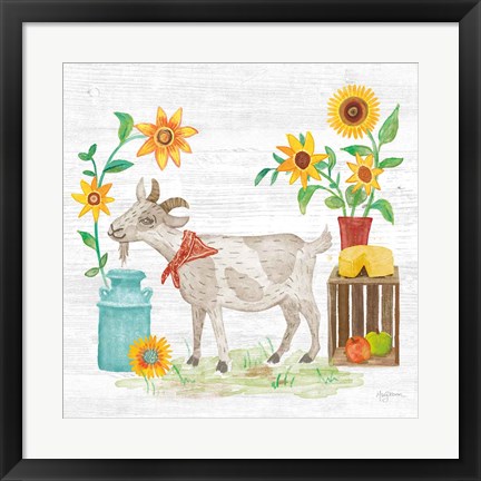 Framed Farm Market III Print