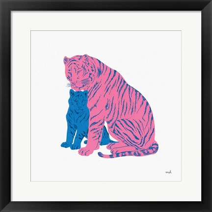 Framed Hey Tiger II Print