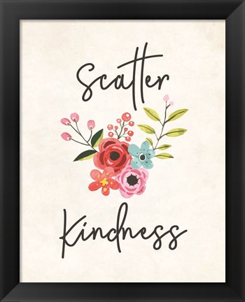 Framed Scatter Kindness Print