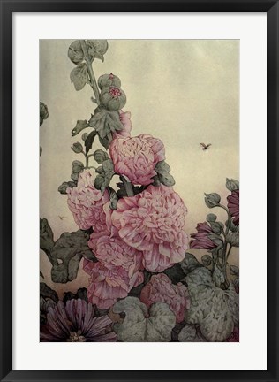 Framed Garden Fantasy IV Print