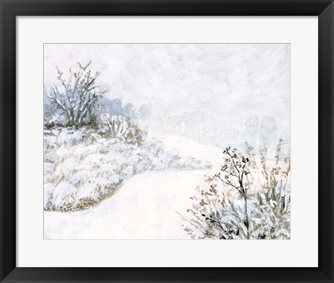 Framed Frozen River Study II Print