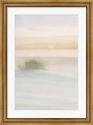 Framed Island Calm II Print