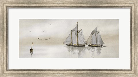 Framed Mystic Sail I Print