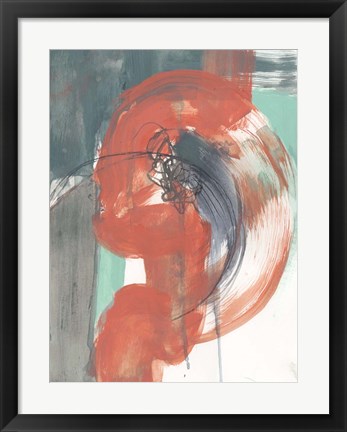 Framed Juxtaposed Coral II Print