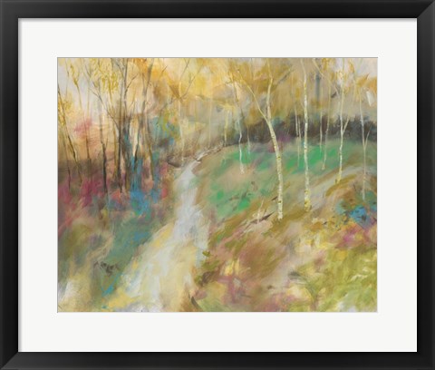 Framed Wooded Pathway I Print