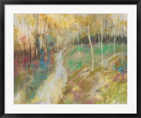 Framed Wooded Pathway I Print