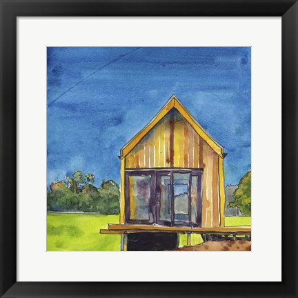 Framed Cabin Scape VI Print