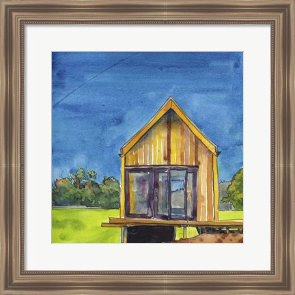 Framed Cabin Scape VI Print