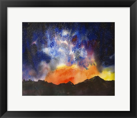 Framed Night Sky VI Print