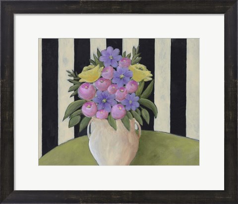 Framed Subtle Bouquet I Print