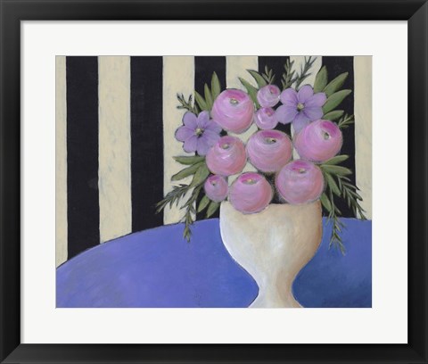 Framed Subtle Bouquet II Print