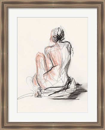 Framed Figure Gesture II Print