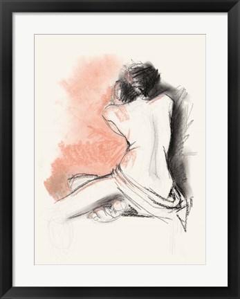 Framed Figure Gesture III Print