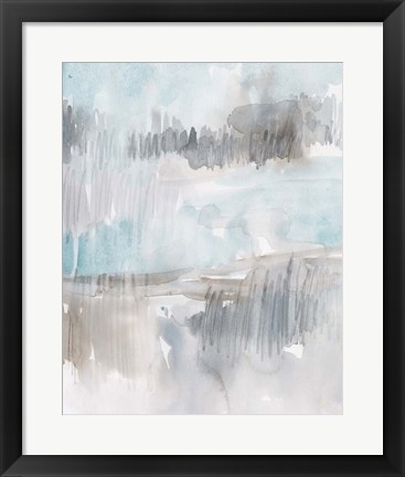 Framed Steel Stratus I Print