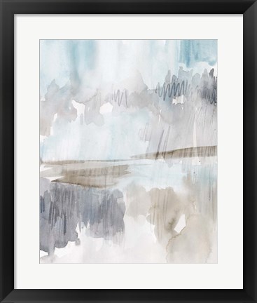 Framed Steel Stratus II Print