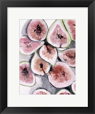 Framed Fruit Slices II Print