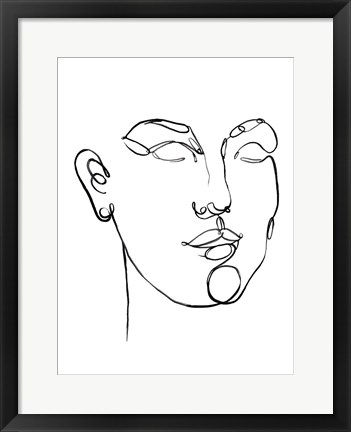 Framed Linear Thoughts II Print