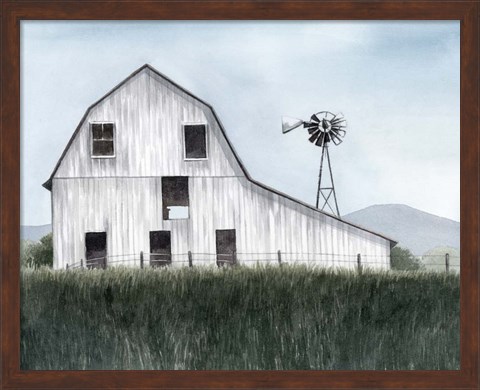 Framed Bygone Barn I Print