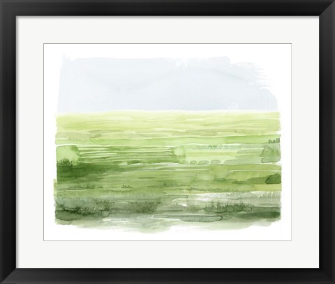 Framed Emerald Moors I Print