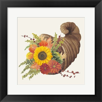 Framed Colorful Cornucopia II Print