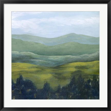 Framed Open Valley II Print