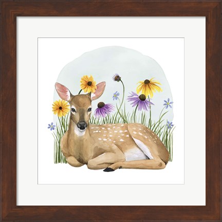 Framed Wild Woodland II Print