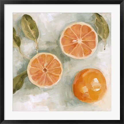 Framed Fresh Citrus III Print