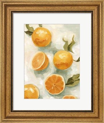 Framed Fresh Citrus V Print