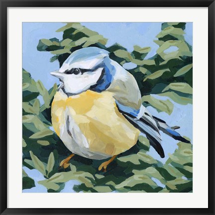 Framed Painterly Bird II Print