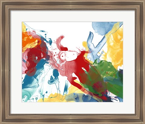 Framed Primary Abstract IV Print