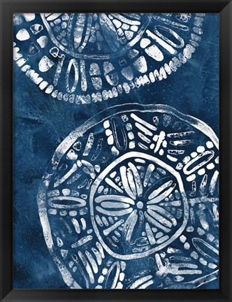 Framed Sea Batik I Print