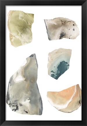 Framed Geode Segments III Print