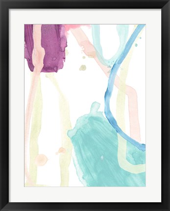 Framed Serpentine Rainbow III Print