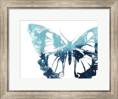 Framed Butterfly Imprint I Print