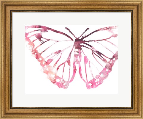 Framed Butterfly Imprint VI Print