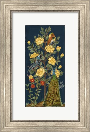 Framed Chinese Peonies II Print