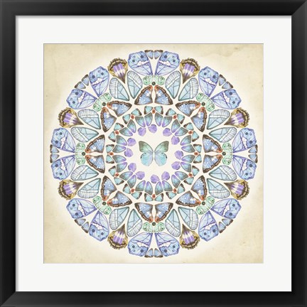 Framed Prosperity Mandala III Print