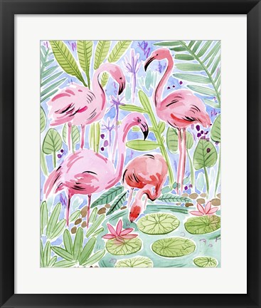 Framed Wild Swimming II Print