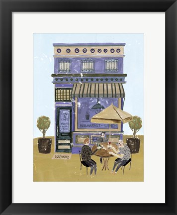 Framed Local Cafe II Print