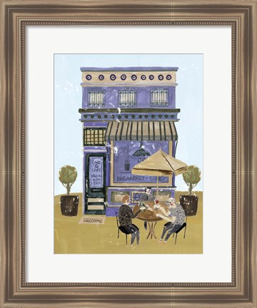 Framed Local Cafe II Print