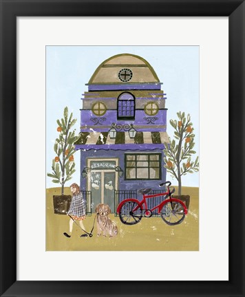 Framed Local Cafe IV Print