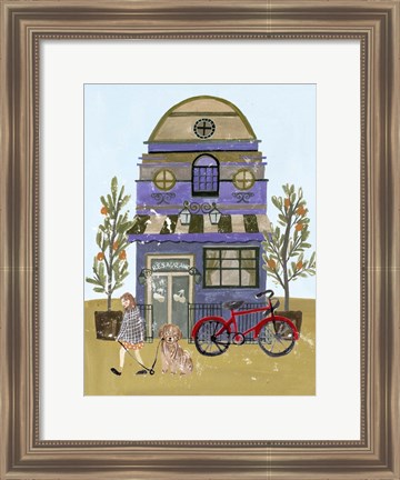 Framed Local Cafe IV Print