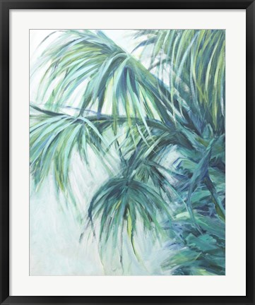 Framed Blue Palmetto Print