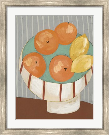 Framed Modern Fruit IV Print