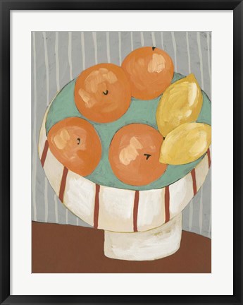 Framed Modern Fruit IV Print