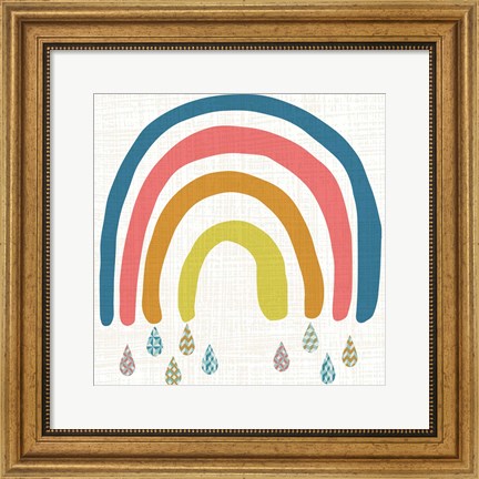 Framed Rainbow Day I Print