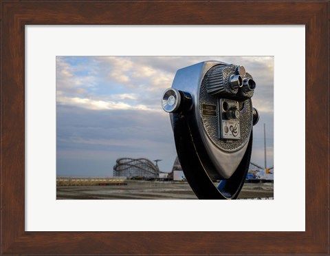 Framed Amusement Park, Wildwood New Jersey Print