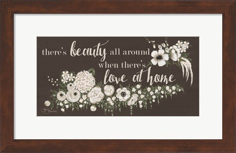 Framed Love At Home Print